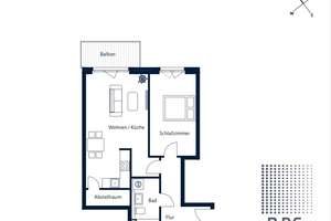 Exklusive 2 Zimmer Wohnung - 2 Bedroom Apartment with Kitchen and Balcony Newbuilt – Rummelsburgerstrasse 102, 10319 Friedrichsfelde, Berlin – Vorschaubild 9