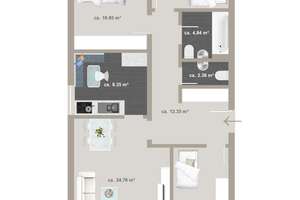 Vermietet! Helle, gut geschnittene 4 ZKB mit Fahrstuhl, TG Platz und verglastem Balkon! – Ziegeleistraße 22f, 86199 Inningen, Augsburg – Vorschaubild 22