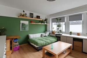 Lichtdurchflutetes 1-Zi. Appartement in zentraler Lage von Solingen – Die vollständige Adresse der Immobilie erhältst du vom Anbieter., 42651 Solingen-Mitte, Solingen – Vorschaubild 3
