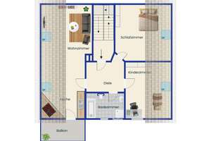 3-Zimmer-Dachgeschosswohnung mit Balkon und Garage in Dortmund-Kirchlinde – Die vollständige Adresse der Immobilie erhältst du vom Anbieter., 44379 Kirchlinde, Dortmund – Vorschaubild 12
