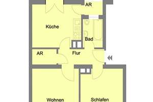 Lichtdurchflutete 2-Zimmer Wohnung mit Balkon – Leipziger Str. 37, 90491 Schoppershof, Nürnberg – Vorschaubild 11