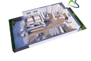 Neubauwohnung mit Einbauküche und Südterrasse - Erstbezug - Altersgerecht - Mit möglicher Betreuung – Eilenburger Str. 53a, 4317 Reudnitz-Thonberg, Leipzig – Vorschaubild 2
