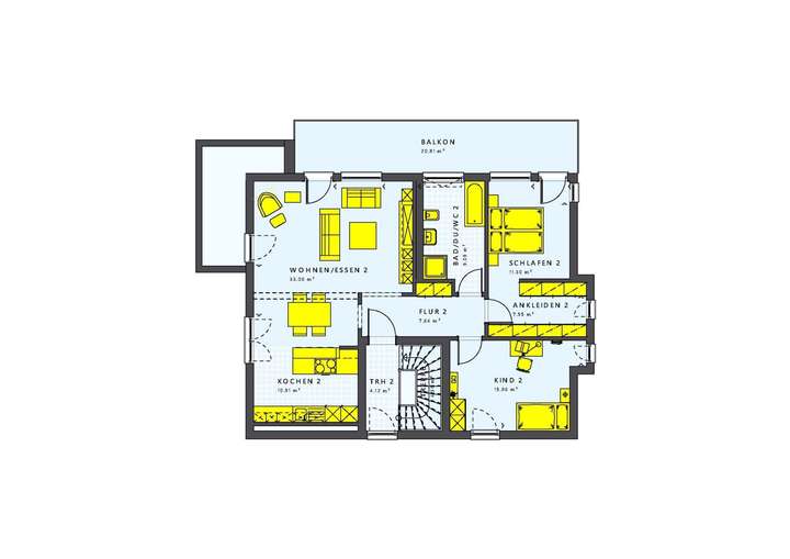 Grundriss Wohnkomfort OG