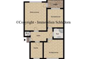 3-Zimmer-Eigentumswohnung mit Balkon und Garage in OB-Schwarze Heide – Die vollständige Adresse der Immobilie erhältst du vom Anbieter., 46149 Schwarze Heide, Oberhausen – Vorschaubild 7