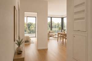 Neubau Penthouse | spektakulärer Weitblick ins Grüne trotz zentraler Stadtlage| 2-Zimmer | Erstbezug – Hagsfelder Allee 17, 76131 Oststadt, Karlsruhe – Vorschaubild 5