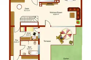 Atrium-Bungalow in ruhiger Lage – Fürstenfeldbruck (Kreis) – Vorschaubild 30