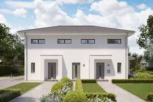 Energieeffizientes Architektenhaus (DHH) für Familien mit schönem Garten, Garage/Stellplatz + Balkon – München (Kreis) – Vorschaubild 2