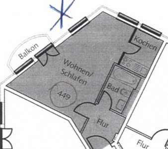 Alltagstaugliches 1-Zimmer-Apartment in Haidhausen