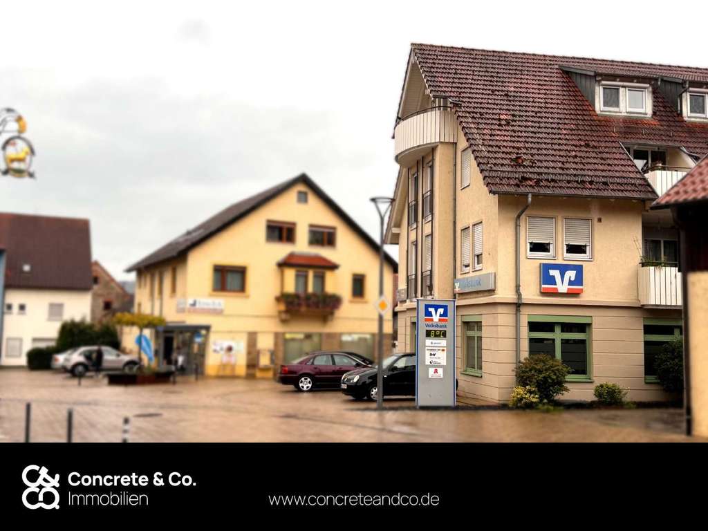 Großzügige 5,5-Zimmer-Maisonette-Wohnung mit drei Tiefgaragenstellplätzen Mitten in Langenbrettach