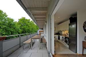 Traumhaft sonnige, ruhige, elegante 4 Raum DG Wohnung mit umlaufender Terrasse! – Nibelungenstraße 55d, 80639 Nymphenburg, München – Vorschaubild 16