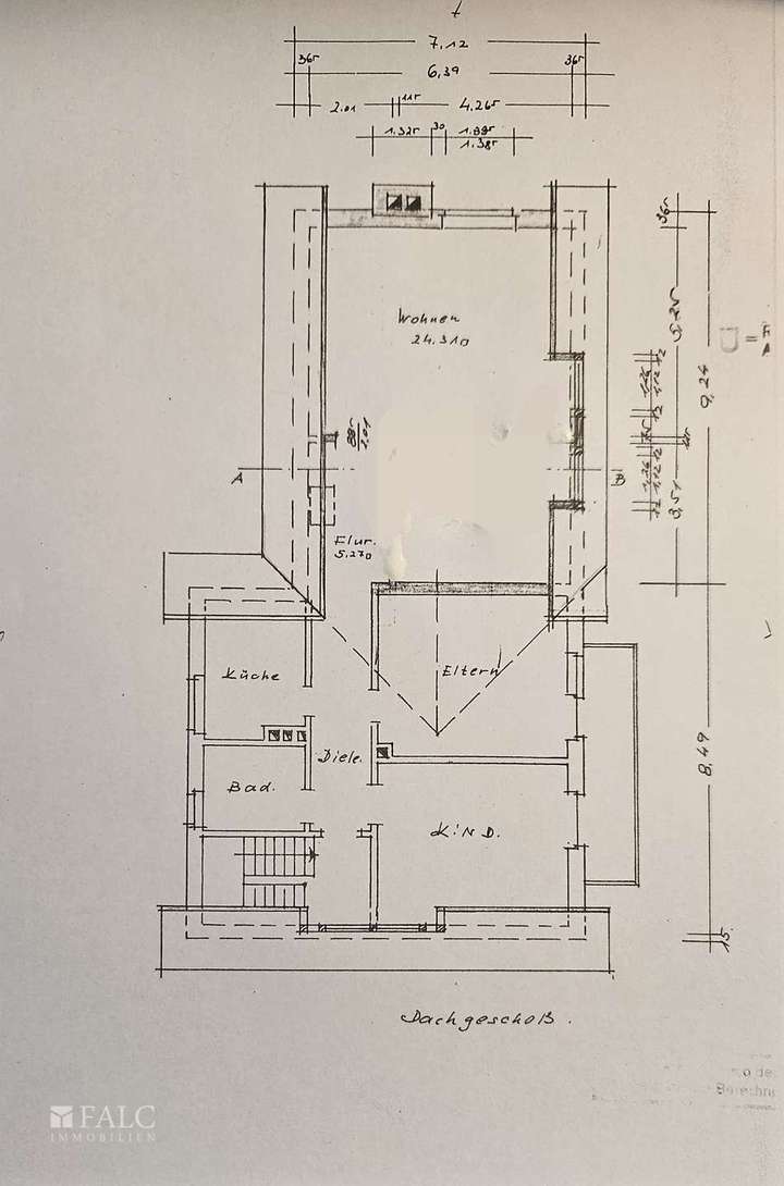 Grundriss Dachgeschoss