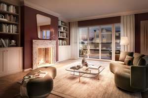Extravagante Luxuswohnung – Penthouse mit viel Außen – 3 Zimmer – Suarezstraße 25, 14057 Charlottenburg, Berlin – Vorschaubild 2