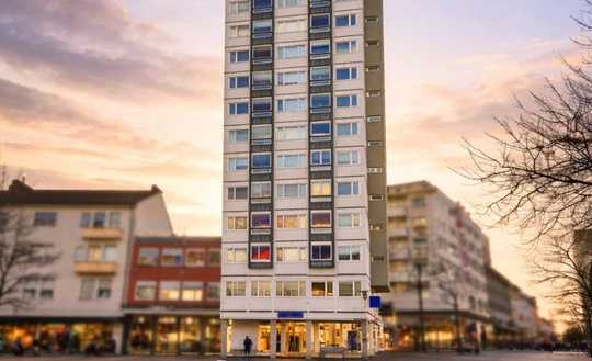 City Tower Friedrichshafen – Apartment im 10. Stock mit See- und Bergblick