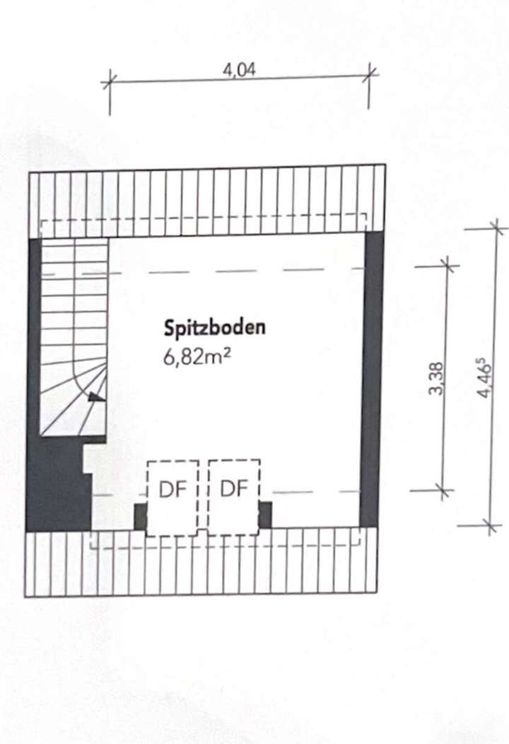 Grundriss Spitzboden