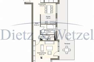 Penthouse an der Berger Straße mit beeindruckendem Skylineblick – 60385 Bornheim, Frankfurt am Main – Vorschaubild 19