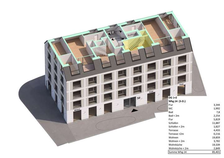 DG 1, Wohnung Nr. 14