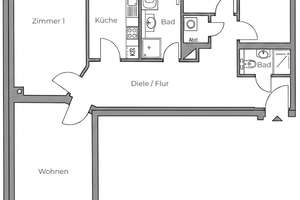 ZENTRUM SÜD-OST + 4 RAUM WOHNUNG + 2 BALKONE + AUFZUG + VERMIETET – 4103 Zentrum-Südost, Leipzig – Vorschaubild 2