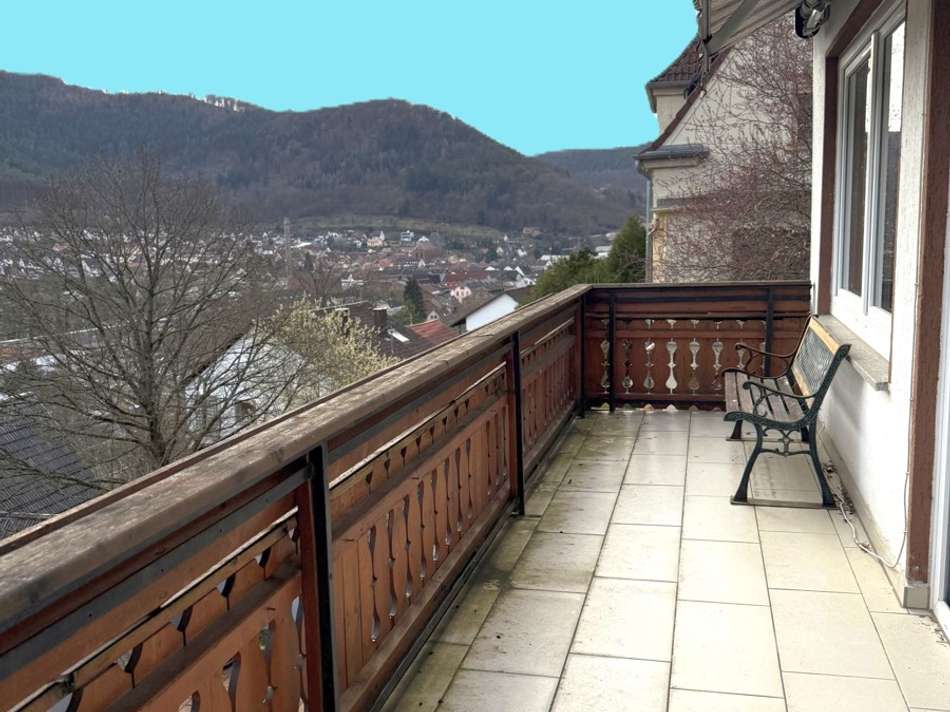 Aussicht vom Balkon
