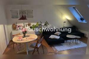 Tauschwohnung: Zentrale und helle Dachgeschosswohnung mit  Balkon
