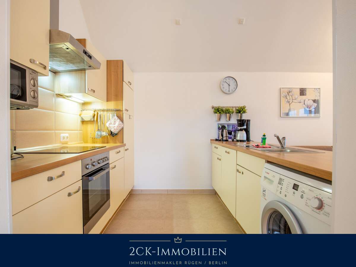 Immobilie in Glowe - 2 Zimmer Premium Ferienwohnung in Glowe, strandnah, zwei Balkone, Sauna, Kamin, inkl. Stellplatz! - Bild 7