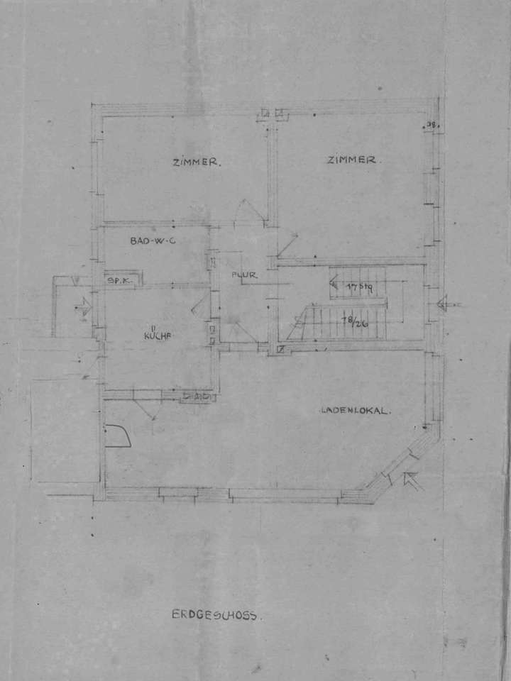 Grundriss EG Ist Zustand