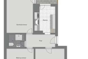 Vermietete 3-Zimmer-Wohnung in Pempelfort - nachhaltig investieren oder Perspektive sichern – Die vollständige Adresse der Immobilie erhältst du vom Anbieter., 40477 Pempelfort, Düsseldorf – Vorschaubild 6