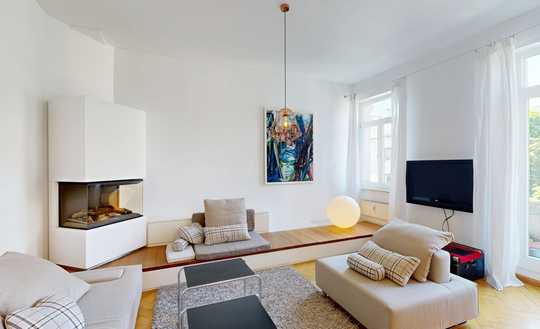 Repräsentative denkmalgeschützte Altbauwohnung mit 140 m² in der Mannheimer Oststadt