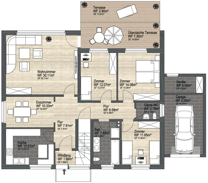 Grundriss Erdgeschoss