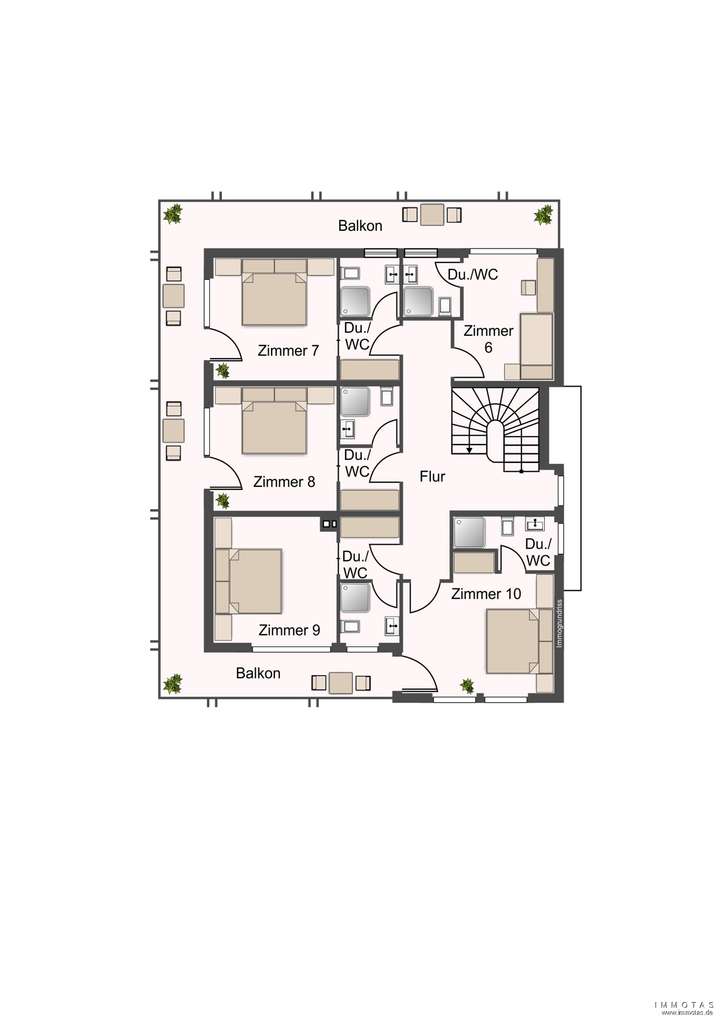 Grundriss Obergeschoss