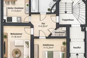 2-Zimmer-Wohnung zum Wohlfühlen in Leipzig-Kleinzschocher – 4229 Kleinzschocher, Leipzig – Vorschaubild 2
