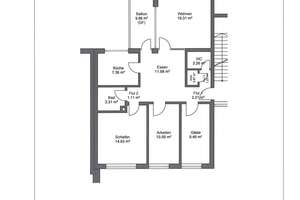 Familienfreundliches Wohnen in  4-Zimmer-Wohnung mit Stellplatz ! – Roter Hahn 44, 22159 Farmsen-Berne, Hamburg – Vorschaubild 17