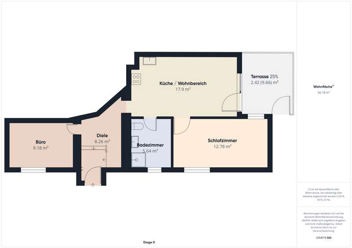 Grundriss Einliegerwohnung