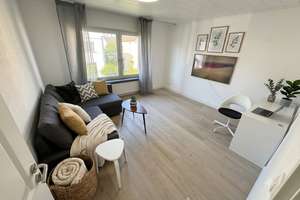 Renovierte möblierte 3,5 Zi-Wohnung 80m2 mit Garten im 1.OG / Nähe Frankfurt / ab sofort – Die vollständige Adresse der Immobilie erhältst du vom Anbieter., 63512 Hainburg – Vorschaubild 3