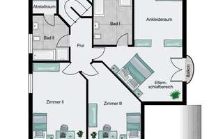 Repräsentatives Einfamilienhaus auf großem Grundstück mit weiterem Baufenster – Die vollständige Adresse der Immobilie erhältst du vom Anbieter., 22359 Volksdorf, Hamburg – Vorschaubild 17