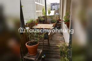 Tauschwohnung: Zentrale Wohnung mit großem Balkon im Hinterhaus