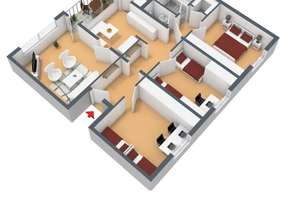 Platz für die ganze Familie - Gepflegte 4-Zimmer-Wohnung in Wuppertal Vohwinkel – Bahnstraße 25b, 42327 Vohwinkel, Wuppertal – Vorschaubild 2