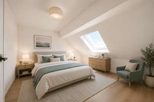 Wohnen auf zwei Ebenen! Helle Maisonettewohnung mit Balkon und Garage in Köln-Mengenich – 50829 Bocklemünd/Mengenich, Köln – Vorschaubild 19