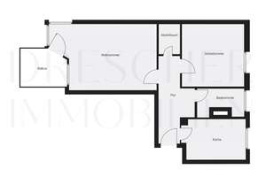 Bezugsfrei: Schöne 2-Zimmer-Wohnung mit großzügigem Grundriss – Die vollständige Adresse der Immobilie erhältst du vom Anbieter., 81476 Forstenried, München – Vorschaubild 6