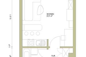 BEZUGSFREI | Helles 1-Zimmer-Apartment nahe historischem Ortskern von Altperlach – Die vollständige Adresse der Immobilie erhältst du vom Anbieter., 81739 Altperlach, München – Vorschaubild 10