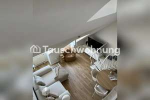 Tauschwohnung: Helle Dachgeschosswohnung mit Galerie | Schwabing