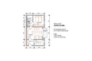2-Zimmer-Wohnung mit Balkon und TG-Stellplatz | ab 01.12. – Im Fernlesbrunnen 8, 74177 Bad Friedrichshall – Vorschaubild 3