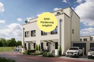 Doppelhaushälfte in ruhiger Feldrandlage mit Dachterrasse und Dachstudio