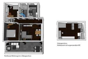 Exklusive Penthouse Wohnung mit traumhaften Ausblick und gehobener Innenausstattung – Die vollständige Adresse der Immobilie erhältst du vom Anbieter., 75179 Arlinger, Pforzheim – Vorschaubild 17