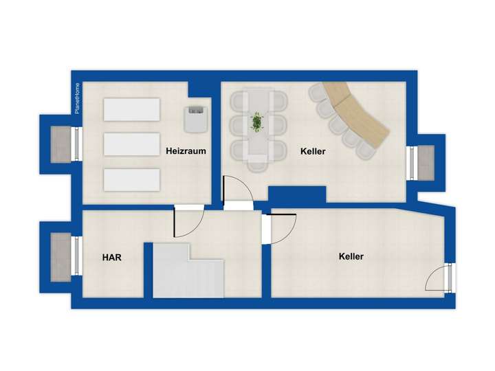 Grundriss - Kellergeschoss