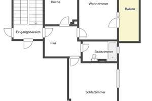 Bezugsfreie 2-Zi.-Wohnung mit Balkon und Tageslichtbad in DD-Seidnitz – Die vollständige Adresse der Immobilie erhältst du vom Anbieter., 1237 Seidnitz/Dobritz, Dresden – Vorschaubild 11