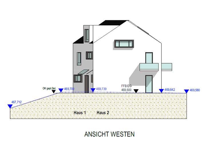 Ansicht Westen