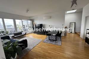 Tauschwohnung: Top Penthouse-Wohnung: Dachterrasse, Fußb.heizung, Klimaanl.