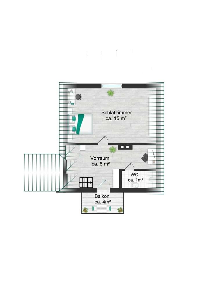 Grundriss Dachgeschoss