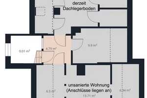Teilsaniertes EFH (MFH) mit Gartenanteil, Einzelgarage & Dachausbaureserve – Burgenlandkreis – Vorschaubild 44
