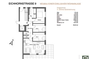 äußerst ruhige 4 - Zimmer -Gartenwohnung – Eichhornstrasse 9, 81377 Großhadern, München – Vorschaubild 10